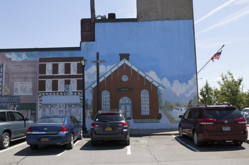 Photograph of Downtown Rome Buildings Mural - AO-00145-004.jpg
