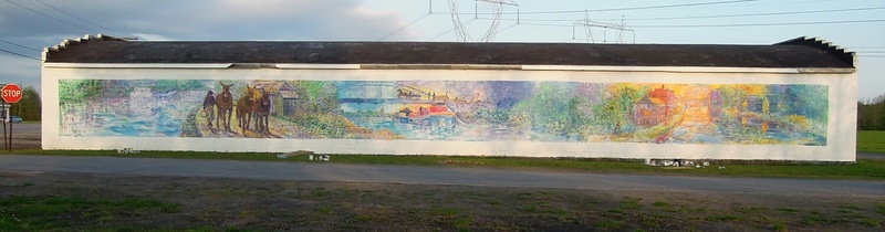 Photograph of Starks Landing - ERIE CANAL MURAL 100 FT WALLDSCN6698 copy_resized.jpg