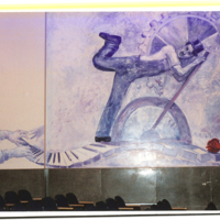 Photograph of Strough Auditorium Theatre Murals - CHARLIE CHAPLIN.JPG